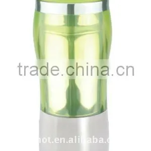 Double Wall Plastic Cup Stainless Steel Mug thumbnail-1