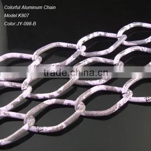 4.0mm Purple Color Chain Rhombus Shape 45.3*25mm thumbnail-1