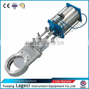 Pneumatic Knife Gate Valve Pneumatic Slurry Valves Parallel Slide Valves thumbnail-1