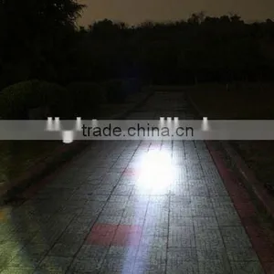 1180 Multi-function Self-defense Rechargeable Baseball Shape 3w Led Torch thumbnail-4