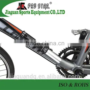 Bike Air Pump for MTB and City Bike Blue+Silver Color thumbnail-5