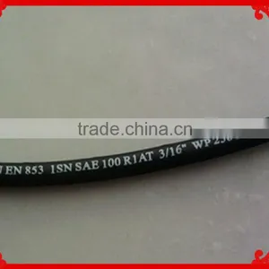 Stainless Steel Braided Hydrualic Rubber Hoses for OIl Well-DIN 1SN thumbnail-6