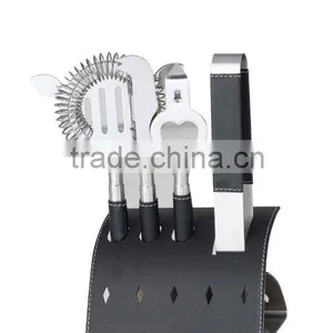 PU Wrapped Stainless Steel 5pcs Bar Set thumbnail-1
