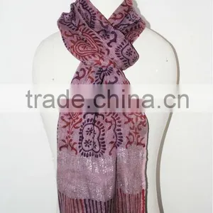 Cotton Hand Block Print Scarves thumbnail-1