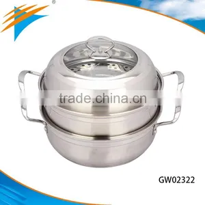 Cookware Pot Stainless Steel Kitchenware Set Steamer thumbnail-1