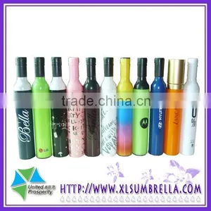 Wine Bottle Umbrella With UV Umbrella 21'' Manual Open thumbnail-2