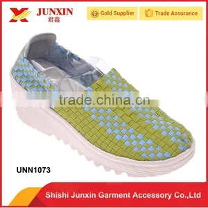 2016 Ladies Wedge Woven Elastic Heating Shoes thumbnail-1
