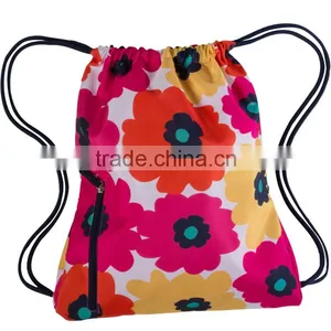 210D Polyester Drawstring Backpack thumbnail-2