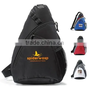 Wholesale Polyester Gym Sling One Shoulder Sports Backpack Bag thumbnail-1