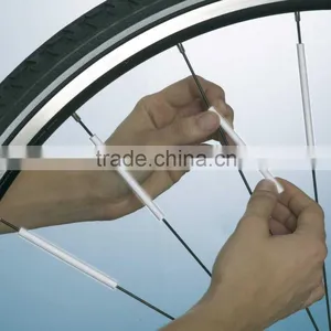 Sliver Reflective Bike/ Bicycle Spokes Can Custom the Logo thumbnail-1