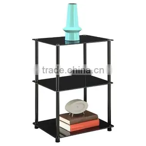 Foshan Shunde Simple Style Living Room Tempered Glass Top Side Table thumbnail-2