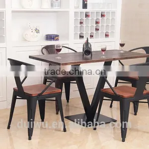 High Quality Restaurant Dining Set Cheap Restaurant Tables Chairs thumbnail-4