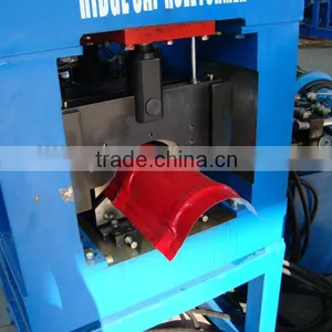 Galvanized Steel Ridge Cap Roll Forming Machine thumbnail-1