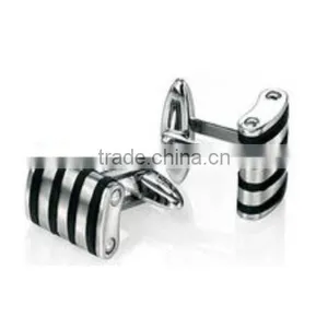 Stainless Steel Black IP-plated Cuff Links thumbnail-1