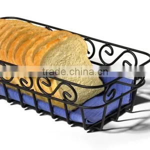 Hot Sale Elegant Scroll Steel Bread Basket thumbnail-1