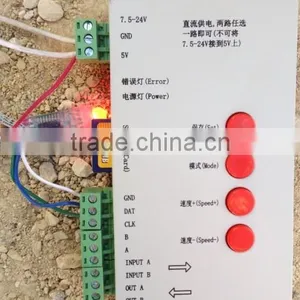 2048 Pixels Led Rgb Controller With SD Card/offline (programmable,T-1000S) thumbnail-1
