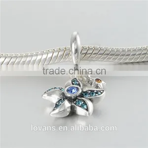 Wholesale Hanging Programmable 925 Sterling Silver Starfish Bracelet thumbnail-3