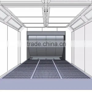 JF Outdoor Spray Booth Pressurized Spray Booth Water Curtain Spray Booth thumbnail-3