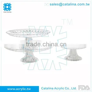 Hot Sale Acrylic Plastic Banquet Wedding Cake Dessert Fruit Stand thumbnail-2
