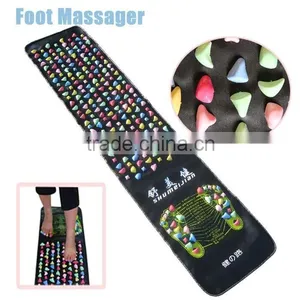 Chinese Reflexology Foot Massage Walk Stone Mat Pad Road Leg Massager Acupressure Health Care thumbnail-2