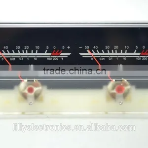 VU Meter DB Level Header Amplifier Chassis Audio Preamp Backlight P-59WTC thumbnail-1