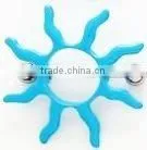 14G 316L Surgical Steel Gem Nipple Shield Bar Ring Body Jewelry thumbnail-1