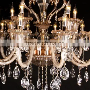 Lobby Flame Cheap Crystal Chandelier thumbnail-3