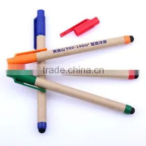 Promotional Wooden Pen With Stylus Touch Cover Pen thumbnail-3