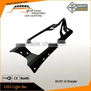 Car Roof Mount Bracket Roof Bracket 50" Curved Led Light Bar Mount Bracket for SUV, Wrangler JK thumbnail-1