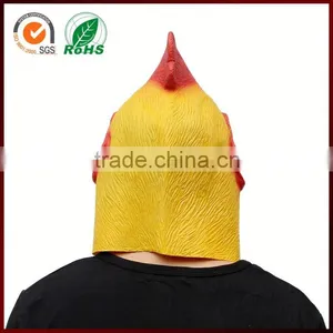 China Wholesale Halloween Costumes Animal Cock Head Mask thumbnail-2