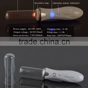 Hig-tech Magic Wand Massager Skin Rejuvenation Face Lift Machine Ion Magic Wand Beauty Equipment Acne Removal thumbnail-5