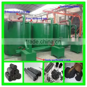 High Carbonization Ratio Wood Carbonizing Kiln Furnace thumbnail-1