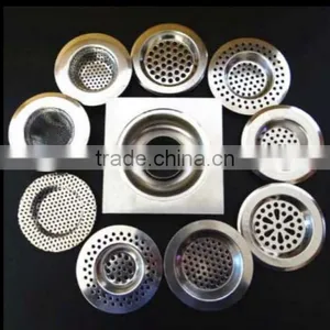 YS Factory Cheap Stainless Steel Perforated Sink Basket Strainer/metal Filter Strainer With Large Wide Rim/drain Strainer Basket thumbnail-1