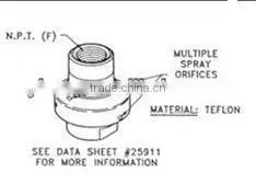 UBB Low Pressure Rotation Tanking Washing Spray Nozzle thumbnail-1