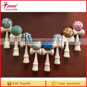 2017 Hot Sell Customized Wooden Kendama Toy thumbnail-3
