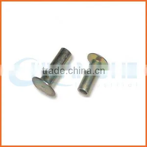 High Quality Round Head Brass Semi Hollow Rivet thumbnail-2