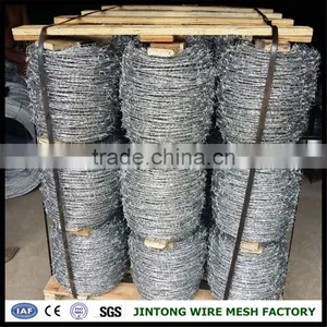 Braided Fence Wire Pvc Coated Barbed Wire Barbed Wire Philippines Length per Roll thumbnail-1
