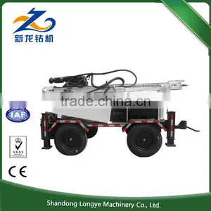 Economical Hot Exported 260m Portable Small Deep Hydraulic Water Well Drilling Rig thumbnail-1