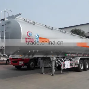 33ton Aluminum Alloy Oil / Fuel / Gasoline Tanker Semi Trailer thumbnail-3
