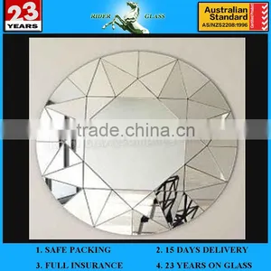 High Quality 3-6mm Float Glass Gold Silver Plated Mirrors thumbnail-1