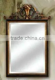Wooden Classical Hand Carved Wall Mirror, MOQ:1PCS(B70114) thumbnail-1