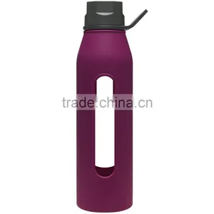 Simple Beautiful Large Size 22 oz Silikon Bottle Cover With Plastic Clip thumbnail-5