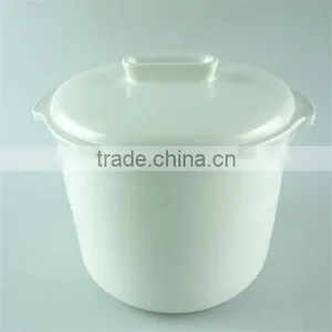 Stock Cheap Ceramics Tureen With Metal Stand thumbnail-3
