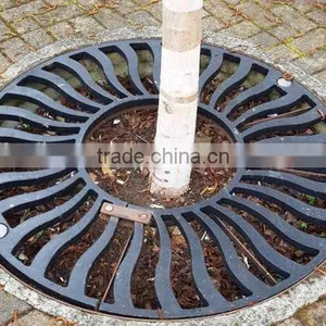 FO-9T07 High Quality Cast Iron Tree Perforated Strainer, Tree Pool Cover thumbnail-2