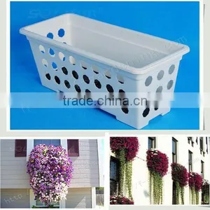 SOL 2015 Durable Plastic Box Planter Grow Pots Windows Balcony thumbnail-1