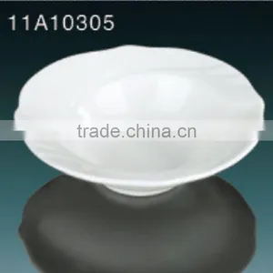 2014 Hot Sale White Ceramic Fruit Bowl thumbnail-1