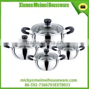 8pcs Stainless Steel Cookware Set thumbnail-1