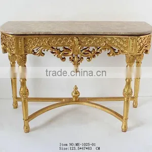 Living Room Furniture Antique Silver Console Table With Mirror thumbnail-3