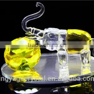 Wedding Gifts Souvenirs,customized Wedding Favor Spoon, Personalized Engrave Crystal Elephant Model Gift thumbnail-3