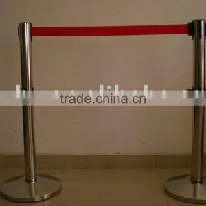 Dual-line Stainless Steel Queue Stand thumbnail-1